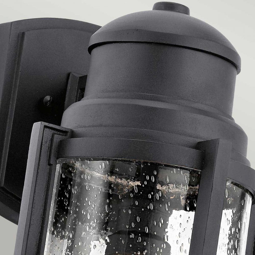 KL-SURI-L Suri 1 Light Wall Lantern Textured Black