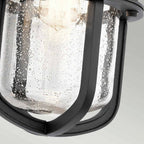 KL-SURI-L Suri 1 Light Wall Lantern Textured Black