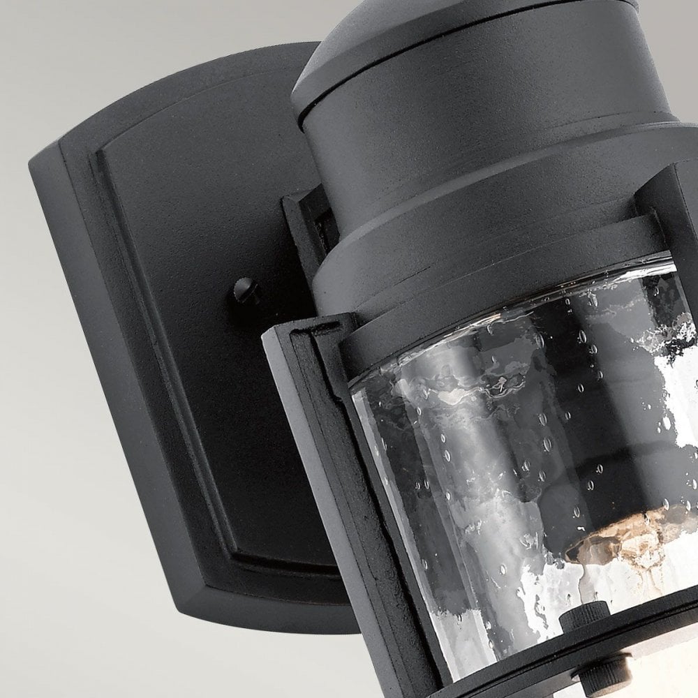 KL-SURI-M Suri 1 Light Wall Lantern Textured Black