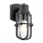 KL-SURI-S Suri 1 Light Wall Lantern Textured Black