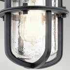 KL-SURI-S Suri 1 Light Wall Lantern Textured Black