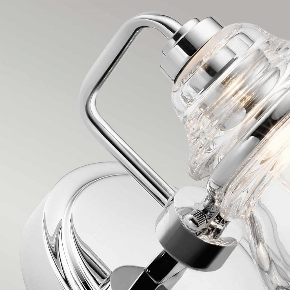 KL-TALLAND1-PC-BATH Talland 1 Light Wall Light Polished Chrome