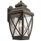 KL-TANGIER2-L Tangier 1 Light Large Wall Lantern Olde Bronze