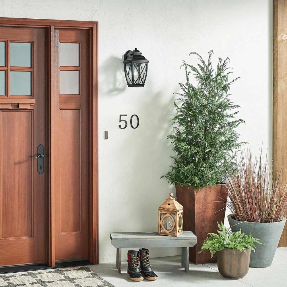 KL-TANGIER2-M Tangier 1 Light Medium Wall Lantern Olde Bronze