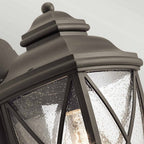 KL-TANGIER2-M Tangier 1 Light Medium Wall Lantern Olde Bronze