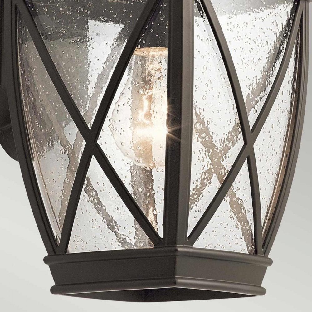 KL-TANGIER2-M Tangier 1 Light Medium Wall Lantern Olde Bronze