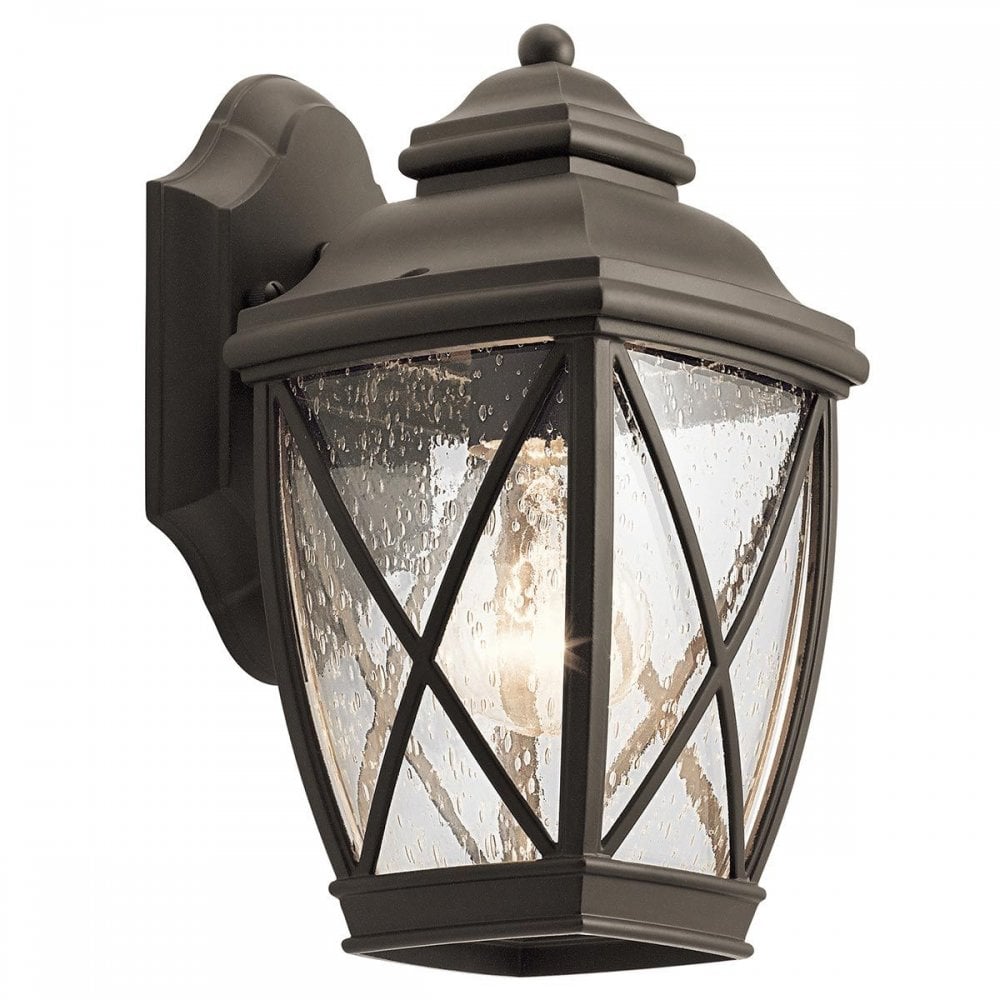 KL-TANGIER2-S Tangier 1 Light Small Wall Lantern Olde Bronze