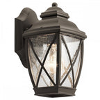 KL-TANGIER2-S Tangier 1 Light Small Wall Lantern Olde Bronze