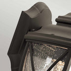 KL-TANGIER2-S Tangier 1 Light Small Wall Lantern Olde Bronze
