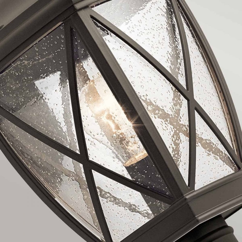 KL-TANGIER3-M Tangier 1 Light Medium 7.5" Pedestal Olde Bronze