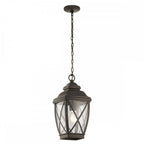 KL-TANGIER8-M Tangier 1 Light Medium 7.5" Chain Lantern Olde Bronze