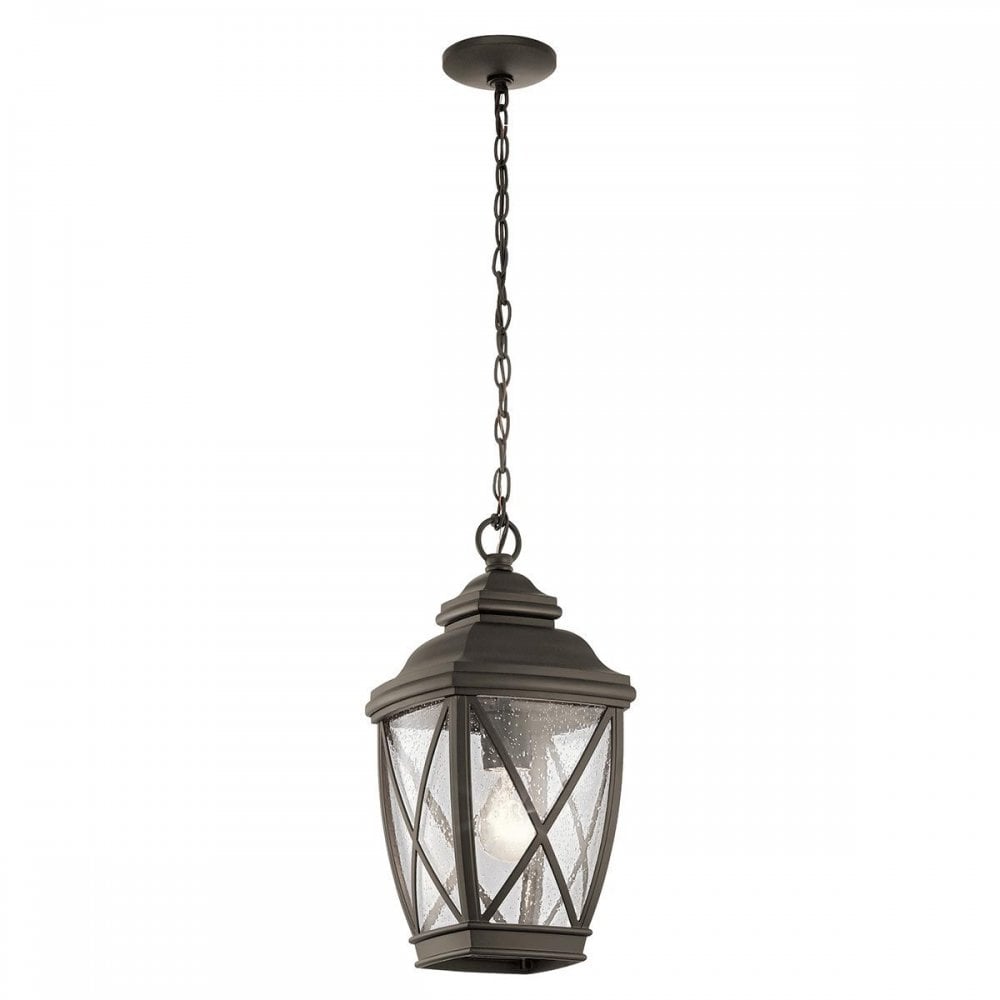 KL-TANGIER8-M Tangier 1 Light Medium 7.5" Chain Lantern Olde Bronze