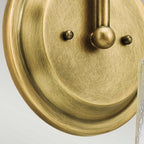 KL-WAVERLY1-NBR Waverly 1 Light Wall Light Natural Brass