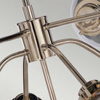 KULA9 Kula 9 Light Chandelier Polished Nickel