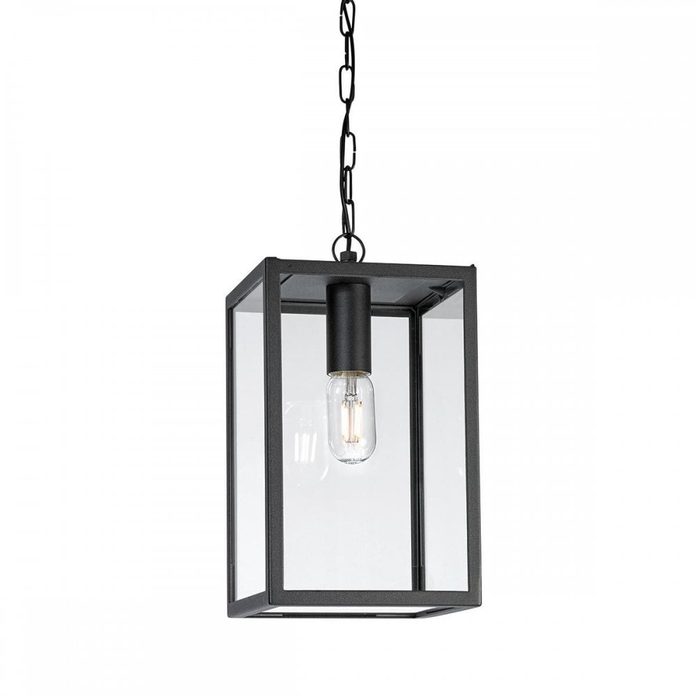 LOFOTEN8-BLK Lofoten 1 Light Chain Lantern Black