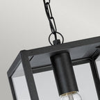 LOFOTEN8-BLK Lofoten 1 Light Chain Lantern Black