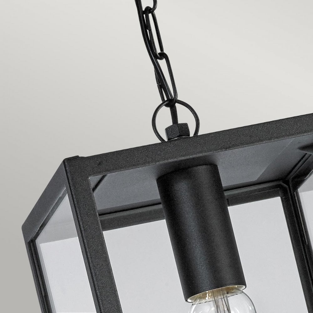 LOFOTEN8-BLK Lofoten 1 Light Chain Lantern Black