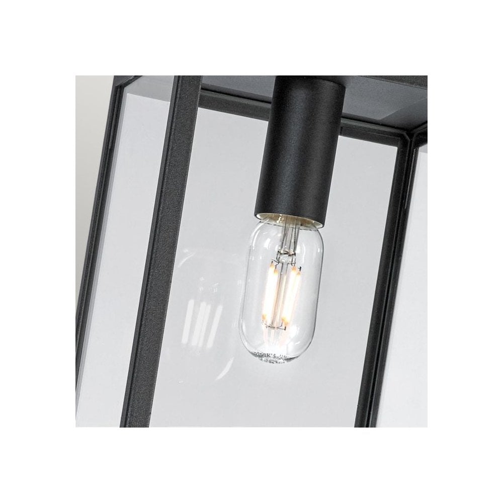 LOFOTEN8-BLK Lofoten 1 Light Chain Lantern Black