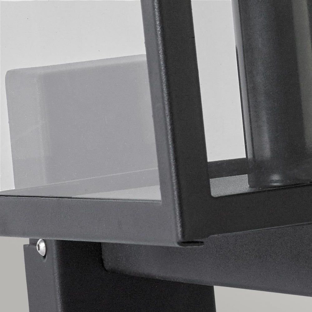 LOFOTEN-WALL-BLK Lofoten 1 Light Wall Light with Arm Black