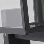 LOFOTEN-WALL-BLK Lofoten 1 Light Wall Light with Arm Black