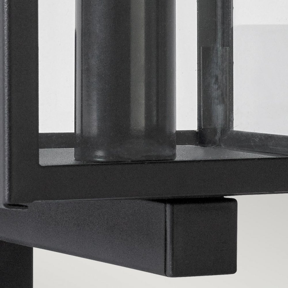 LOFOTEN-WALL-BLK Lofoten 1 Light Wall Light with Arm Black