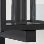 LOFOTEN-WALL-BLK Lofoten 1 Light Wall Light with Arm Black
