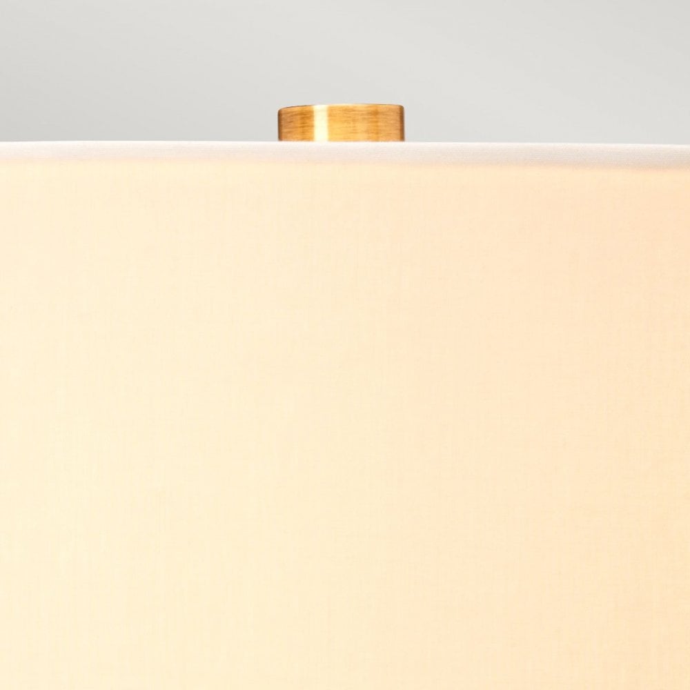 LUGA-TL-SMOKE Luga Table Lamp - Smoke Metalwork Aged Brass - Glassware Smoke - Wood Dark Stained