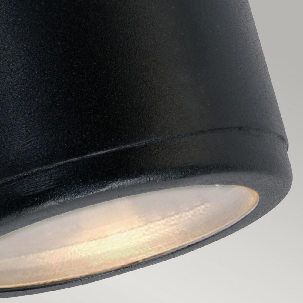 MANDAL-UD-BLK Mandal 2 Light Up/Down Wall Light Black