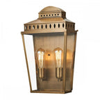 MANSION-HOUSE-L-BR Mansion House 1 Light Large Wall Lantern Aged Brass