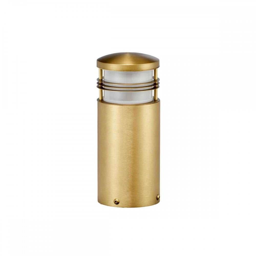 NEWBRIGHTON-MB-BRASS Newbrighton 1 Light Mini Bollard Brushed Brass