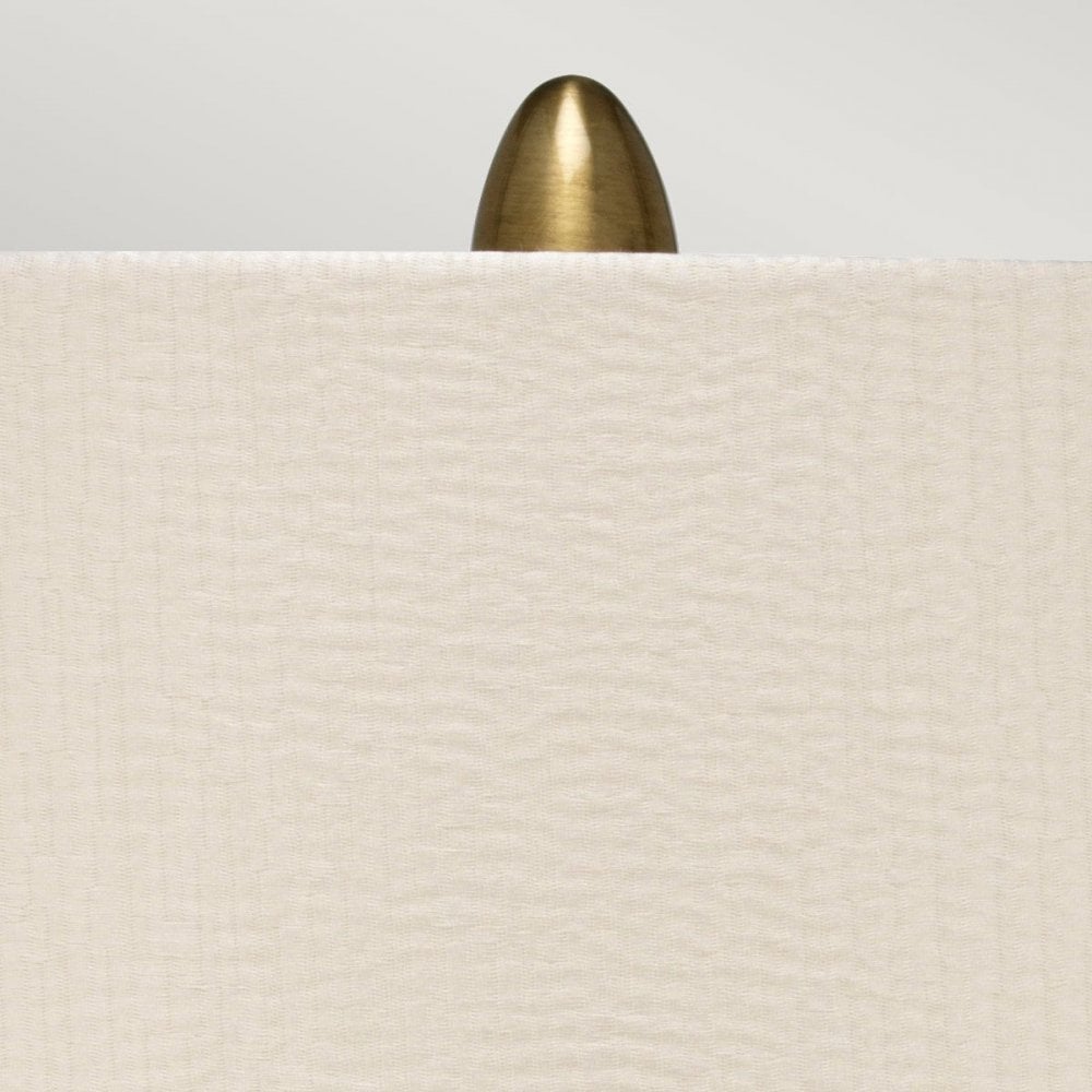 NEWHAM-TL-L Newham 1 Light Large Table Lamp Bronze Ceramic / Pearl shade