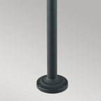 OS6-BLACK-C Oslo 2 Light Lamp Post - Black