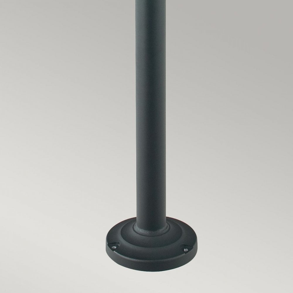 OS6-BLACK-C Oslo 2 Light Lamp Post - Black