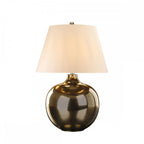 OTTOMAN-TL-IV Ottoman 1 Light Table Lamp - Ivory shade Bronze Metalic, Ivory Shade