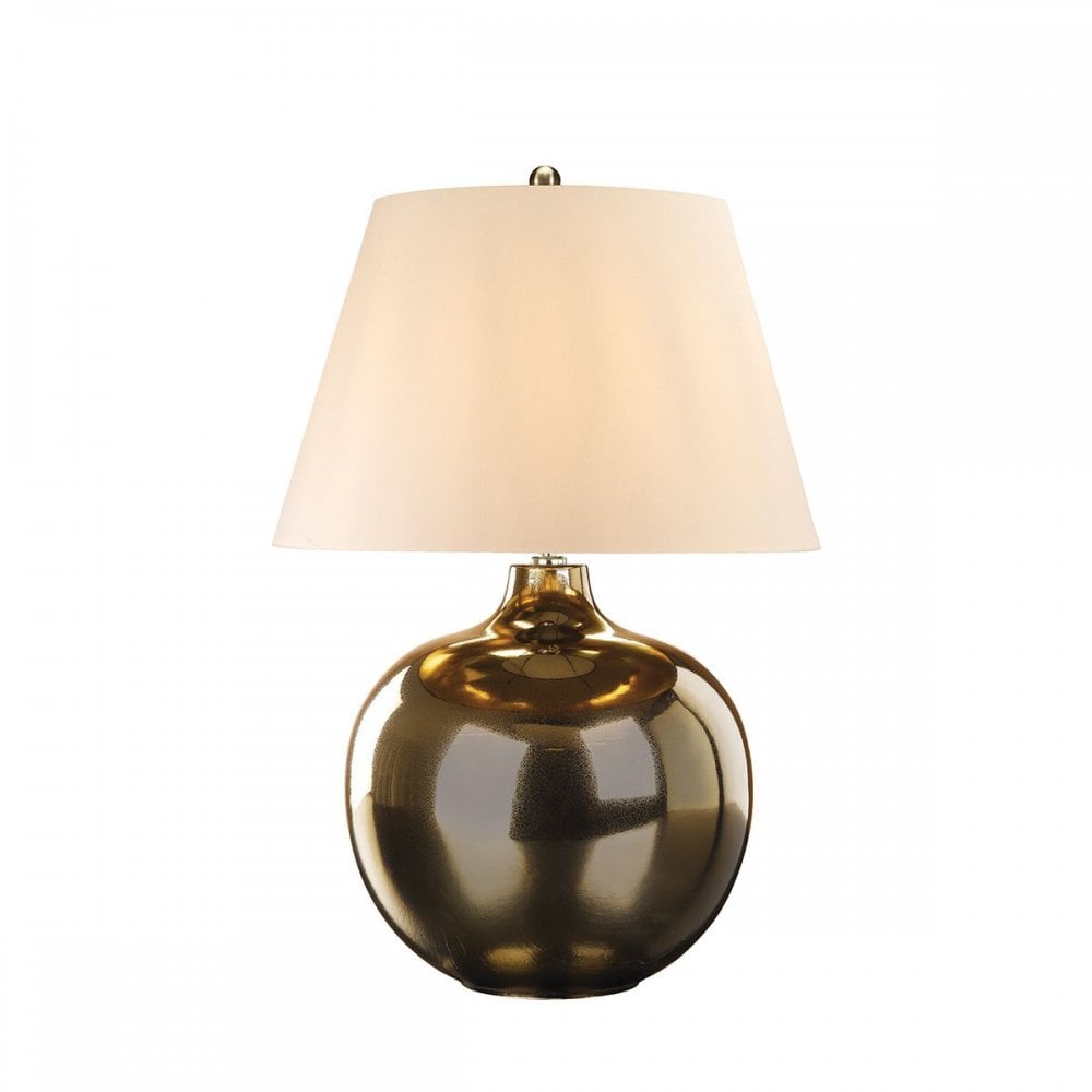 OTTOMAN-TL-IV Ottoman 1 Light Table Lamp - Ivory shade Bronze Metalic, Ivory Shade
