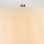 OTTOMAN-TL-IV Ottoman 1 Light Table Lamp - Ivory shade Bronze Metalic, Ivory Shade