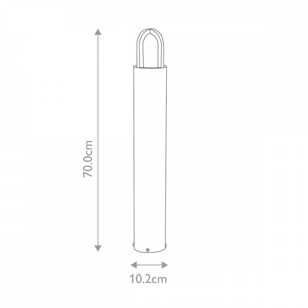 PAIGNTON-B-SS Paignton 1 Light Bollard Stainless Steel