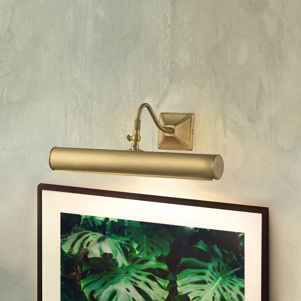 PL1-20-BB Picture Light 2 Light Large Brushed Brass