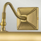 PL1-20-BB Picture Light 2 Light Large Brushed Brass