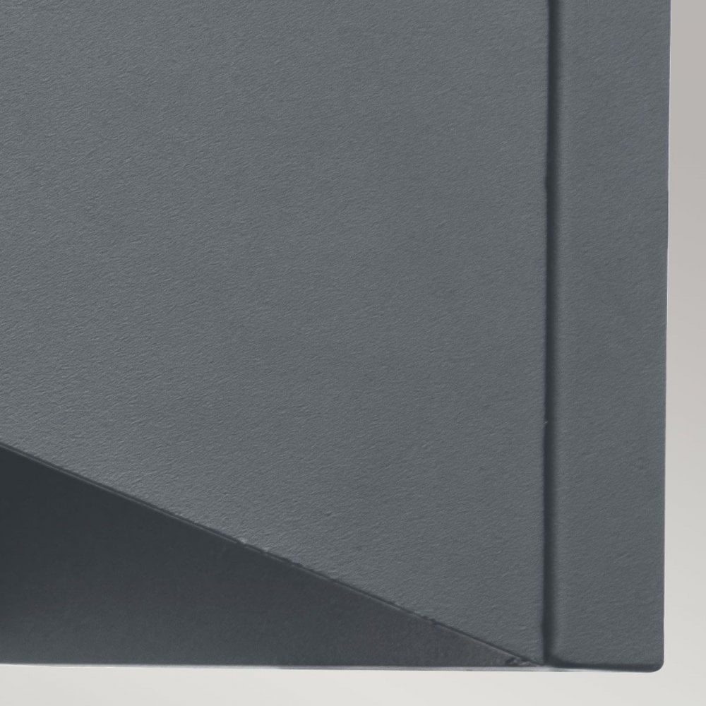 PORTO Porto 1 Light Wall Lantern Grey