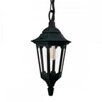 PR9-BLACK Parish 1 Light Chain Lantern Black