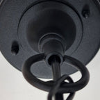 PR9-BLACK Parish 1 Light Chain Lantern Black