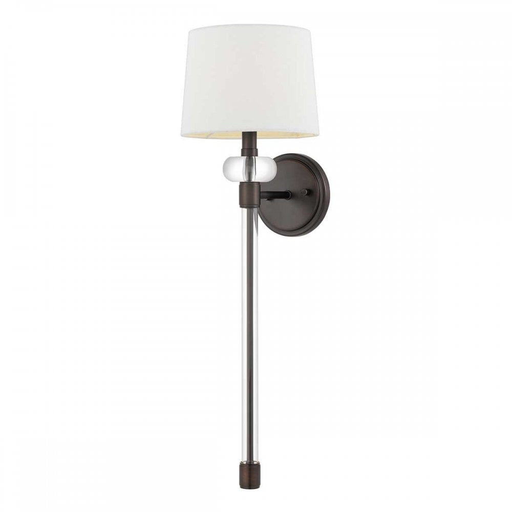 QZ-BARBOUR1-HO Barbour 1 Light Wall Light Harbor Bronze