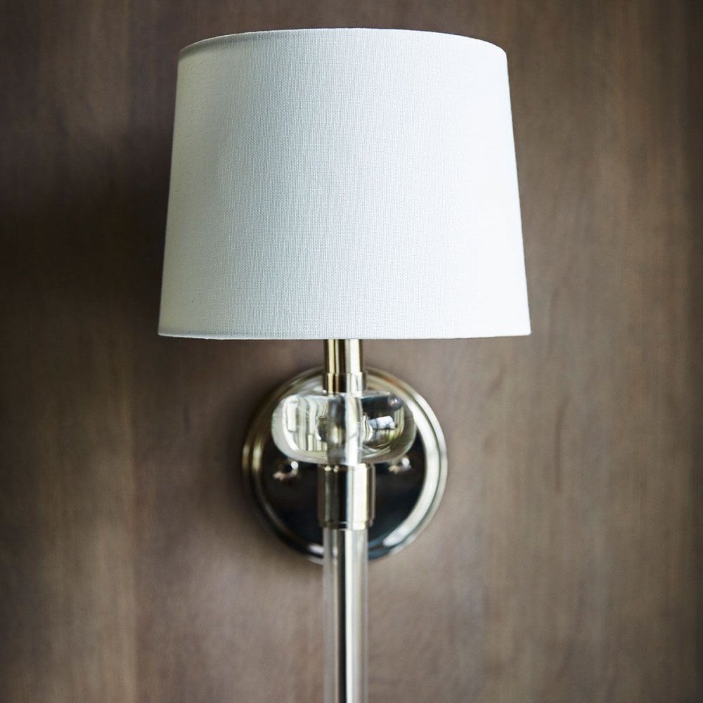 QZ-BARBOUR1-PN Barbour 1 Light Wall Light Polished Nickel