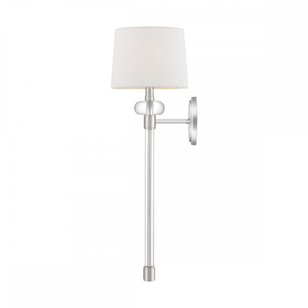 QZ-BARBOUR1-PN Barbour 1 Light Wall Light Polished Nickel