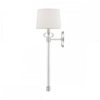 QZ-BARBOUR1-PN Barbour 1 Light Wall Light Polished Nickel