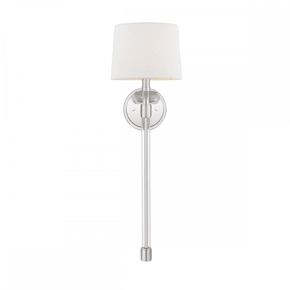 QZ-BARBOUR1-PN Barbour 1 Light Wall Light Polished Nickel
