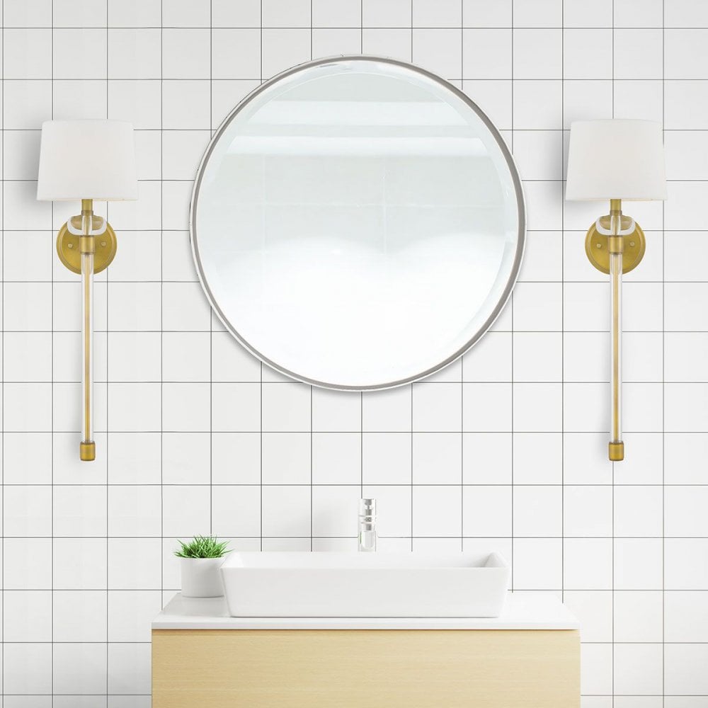 QZ-BARBOUR1-WS Barbour 1 Light Wall Light Weathered Brass