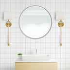 QZ-BARBOUR1-WS Barbour 1 Light Wall Light Weathered Brass