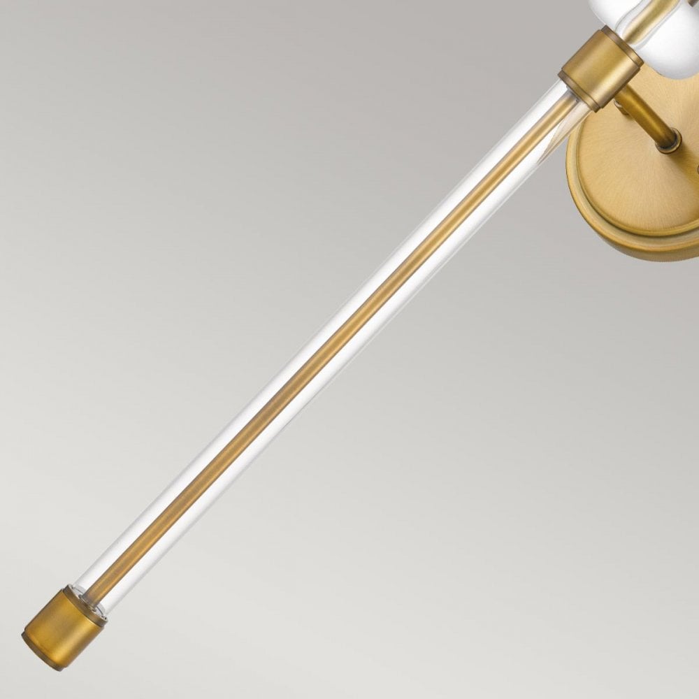 QZ-BARBOUR1-WS Barbour 1 Light Wall Light Weathered Brass